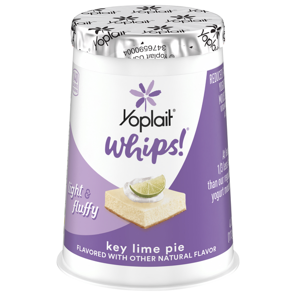 Yoplait Whips! Low Fat Key Lime Pie Yogurt Mousse Cup