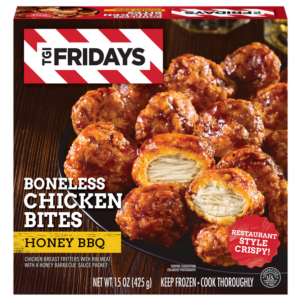 TGI Fridays Honey BBQ Boneless Chicken Bites Frozen