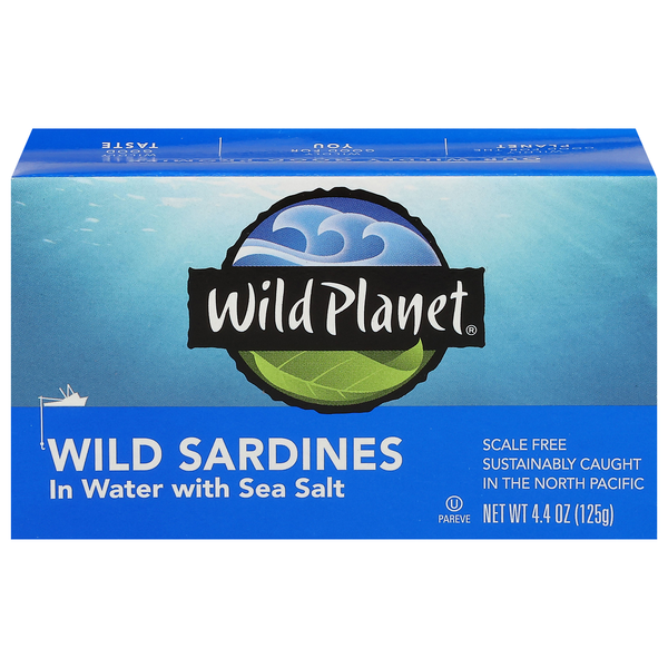 Wild Planet Wild Sardines in Water with Sea Salt