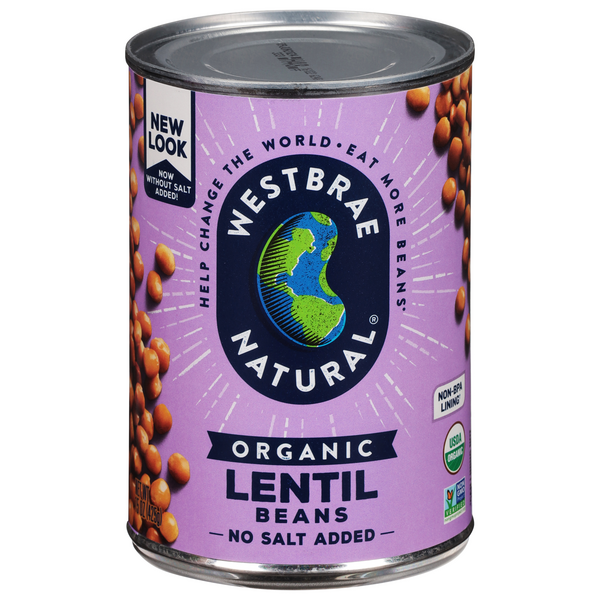 Save on Westbrae Natural Lentil Beans No Salt Added Organic Order