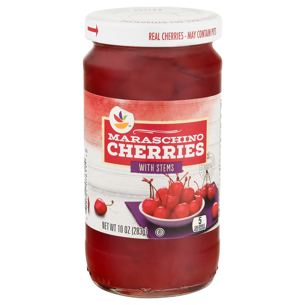 Our Brand Maraschino Cherries with Stems