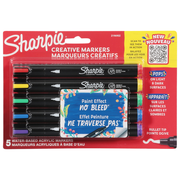 Sharpie Creative Water-Based Acrylic Markers