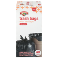 Hannaford Trash Bags Tie Flap 30 Gallon