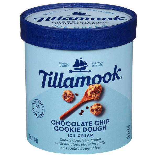 Tillamook Chocolaty Chip Cookie Dough Ice Cream