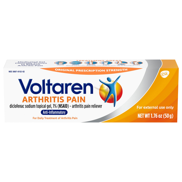 Voltaren Original Prescription Strength Arthritis Pain Relief Gel