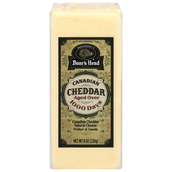 Boar's Head Aged Canadian Cheddar Cheese Block
