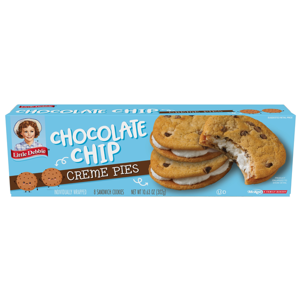 Little Debbie Creme Pies Chocolate Chip - 8 ct