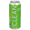 Clean Cause Lemon Lime Sparkling Yerba Mate Organic