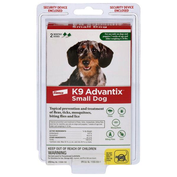 Elanco K9 Advantix Flea & Ticks Treatment Small Dog