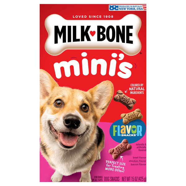 Milk-Bone Flavor Snacks Assorted Flavors Mini Dog Treats