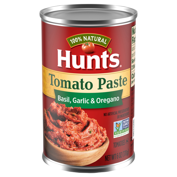 Hunt's 100% Natural Tomato Paste with Basil Garlic & Oregano