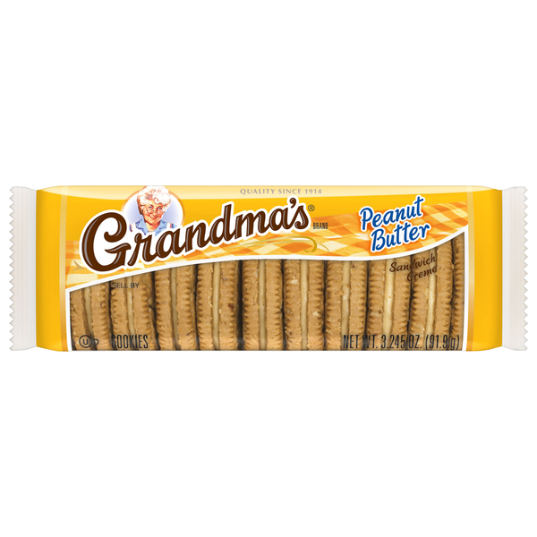 Grandma's Peanut Butter Sandwich Creme Cookies