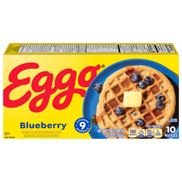 Eggo Blueberry Waffles - 10 ct