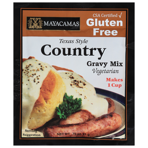 Mayacamas Gluten Free Vegetarian Texas Style Country Gravy Mix Packet