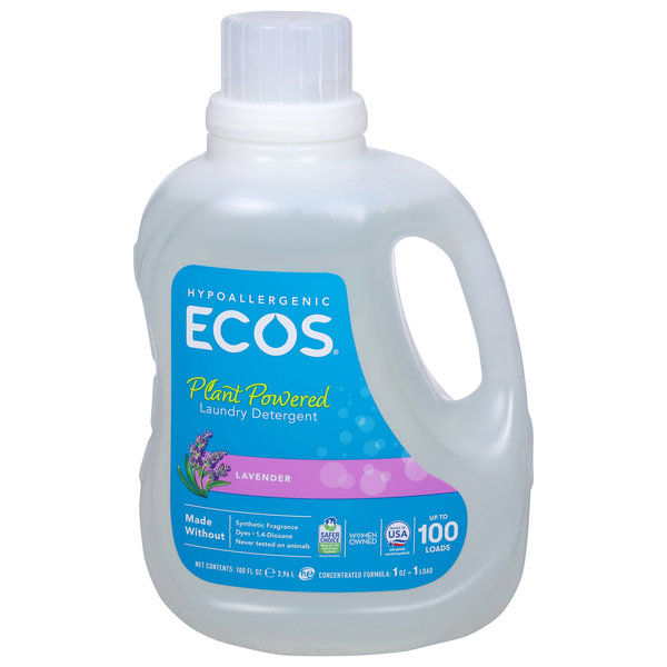 ECOS Plant Powered Lavender Liquid Laundry Detergent