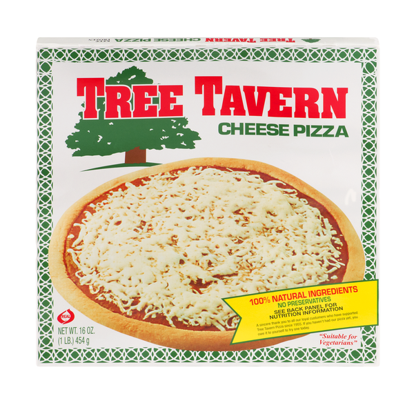 Tree Tavern 100% Natural Cheese Pizza Frozen