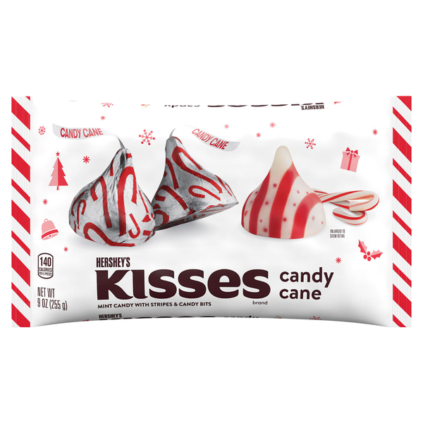 Hershey's KISSES Mint Candy Cane Christmas Candy