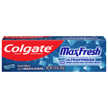Colgate MaxFresh Cool Mint Toothpaste with Whitening Breath Strips