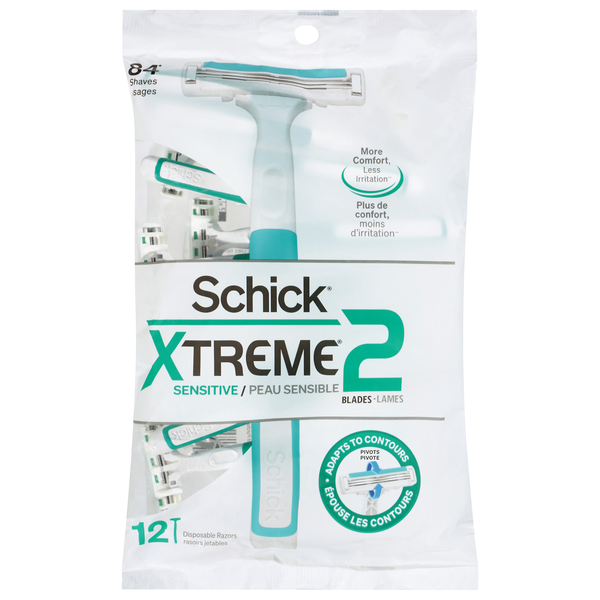 Schick Xtreme2 Disposable Razors Sensitive