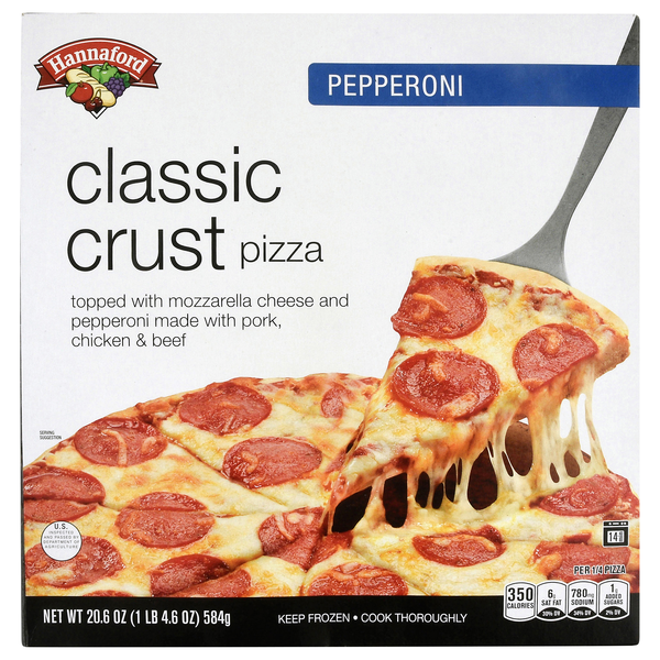 Hannaford Classic Crust Pepperoni Pizza Frozen