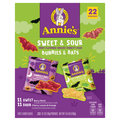 Annie's Sweet & Sour Bunnies & Bats Fruit Flavored Snacks Variety - 22 ct