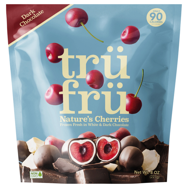 Tru Fru Nature's Cherries in White & Dark Chocolate Frozen
