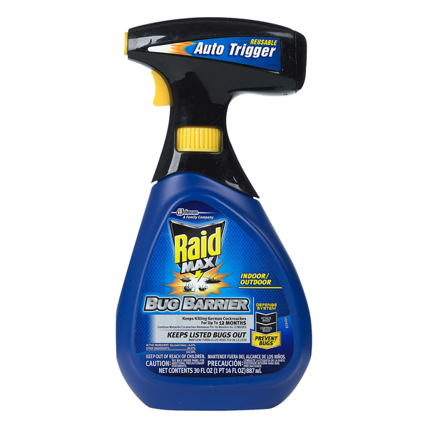 raid perimeter protection trigger spray pesticide 30 fl oz