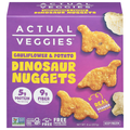 Actual Veggies Cauliflower & Potato Dinosaur Nuggets Frozen