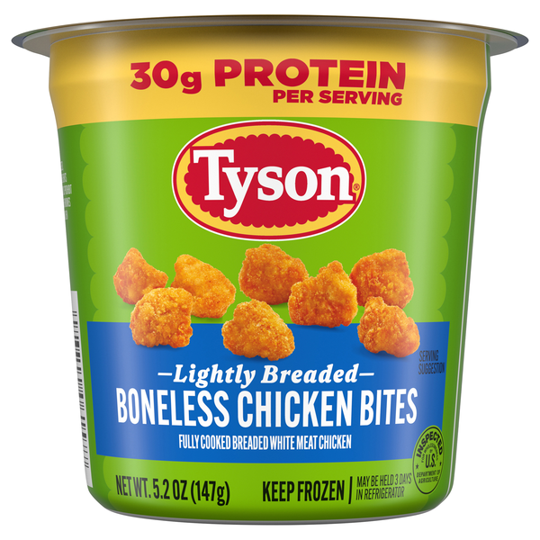 Tyson Lightly Breaded Boneless Chicken Bites Frozen