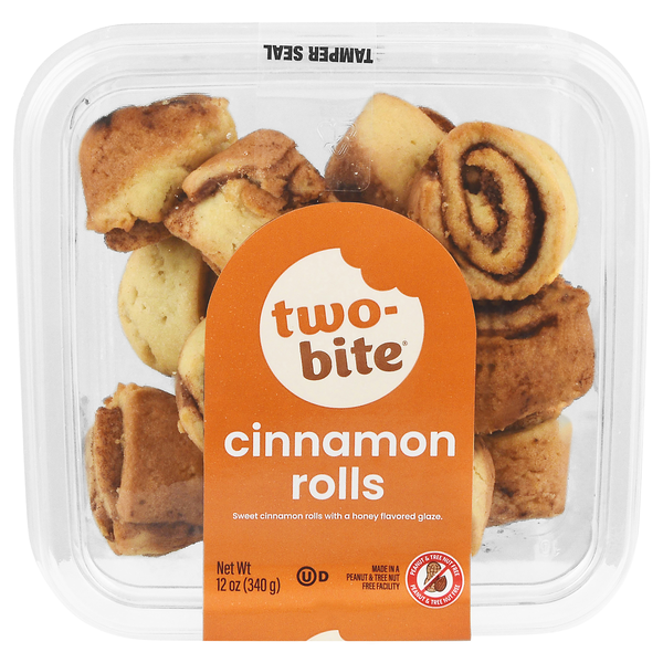 two-bite Cinnamon Rolls