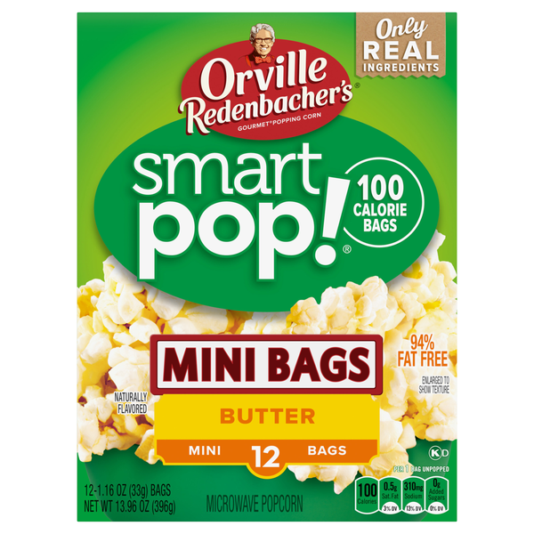 Orville Redenbacher's SmartPop! Butter Mini Bags Microwave Popcorn