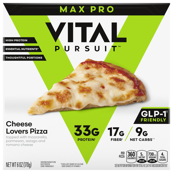 Life Cuisine Carb Wise Keto Friendly Cheese Lovers Pizza Frozen