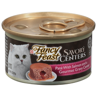 Fancy Feast Savory Centers Pate with Salmon Adult Wet Cat Food