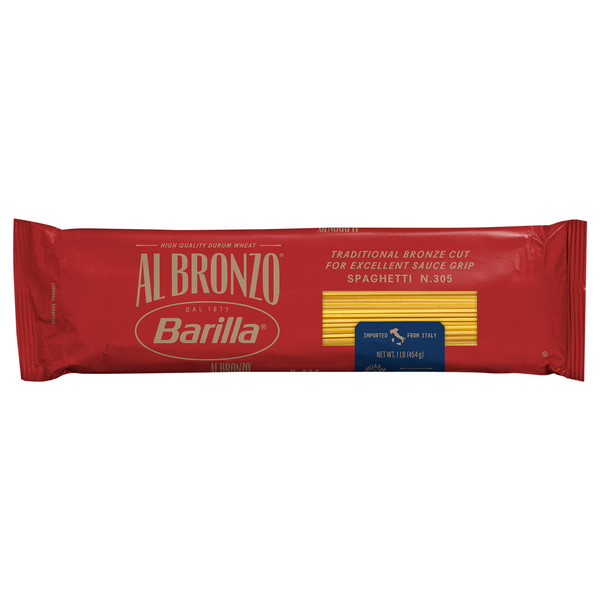Barilla Al Bronzo Spaghetti Pasta