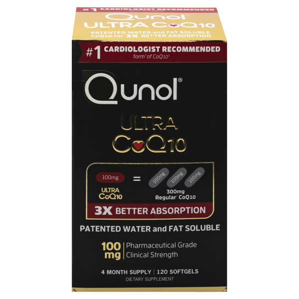 Qunol Ultra CoQ10 100 mg Dietary Supplement Softgels