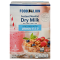 Food Lion Non Fat Instant Dry Milk - 3 ct