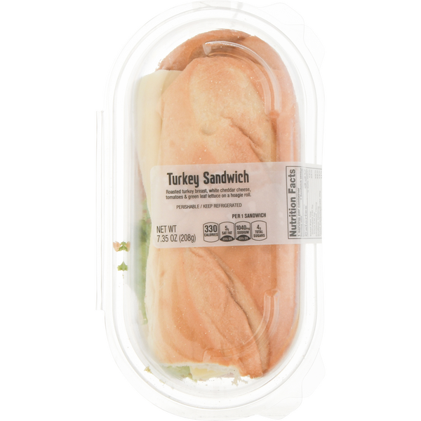 Save on Stop & Shop Deli Sandwich Turkey & White Cheddar Cheese (Half