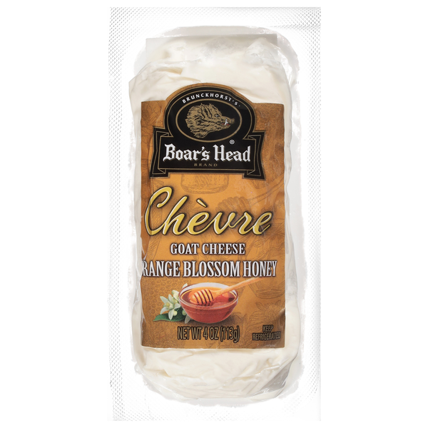 Boar's Head Chevre Orange Blossom Honey Goat Cheese Log