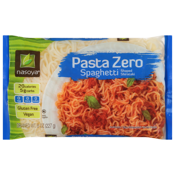 Nasoya Pasta Zero Gluten Free Vegan Spaghetti Shaped Shirataki Fresh