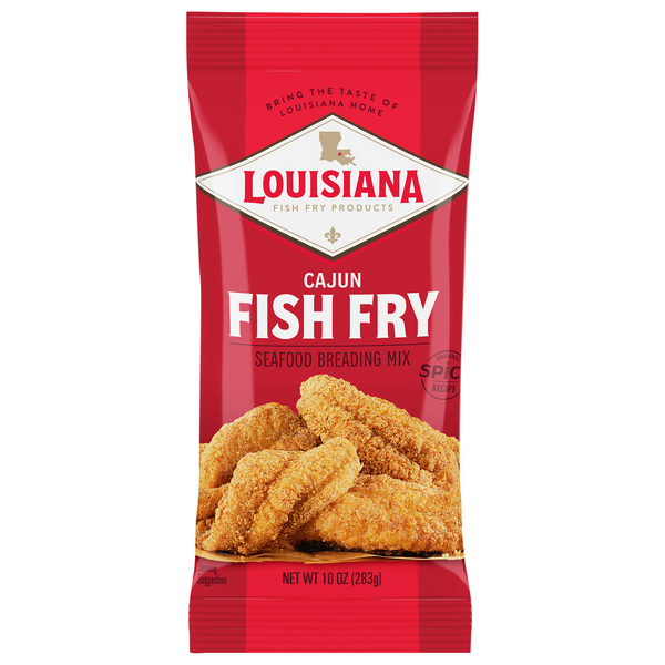 Louisiana Cajun Fish Fry Seasoned Breading Mix