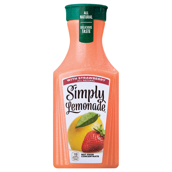 Simply All Natural Lemonade with Strawberry