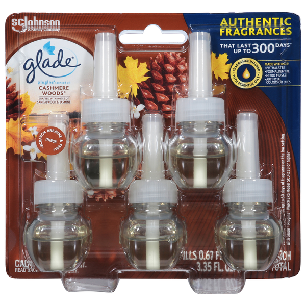 Save on Glade plugIns Cashmere Woods Scented Oil Refill Order Online