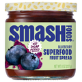 Smash Foods No Sugar Added Blueberry Superfood Fruit Spread w/Chia Seeds