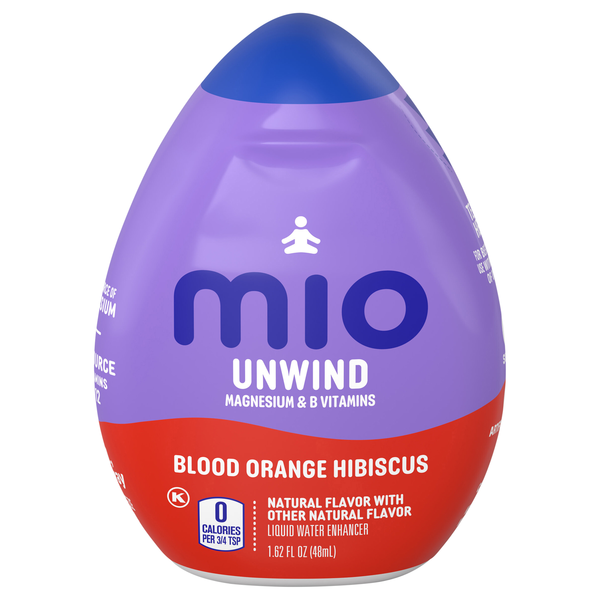 MiO Unwind Blood Orange Hibiscus Liquid Water Enhancer with Magnesium