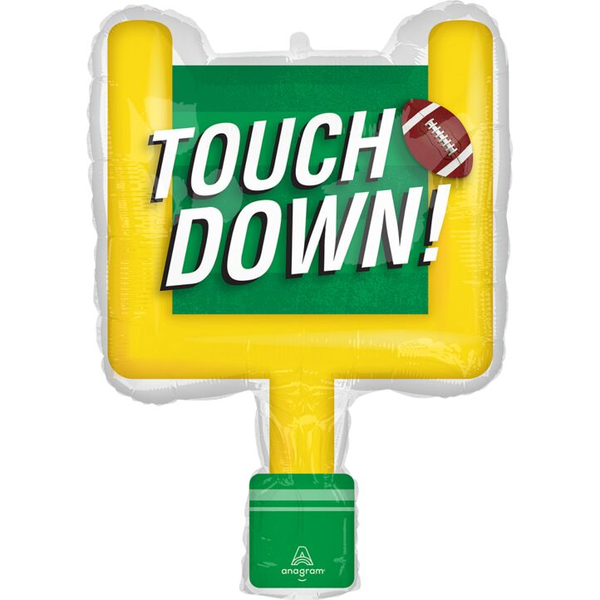 Game Time Goal Post Medium Shaped Helium-Filled Foil Balloon