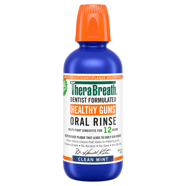 TheraBreath Healthy Gums Clean Mint Oral Rinse
