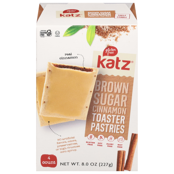 Save on Katz Gluten Free Brown Sugar Cinnamon Toaster Pastries 4 ct Order Online Delivery GIANT