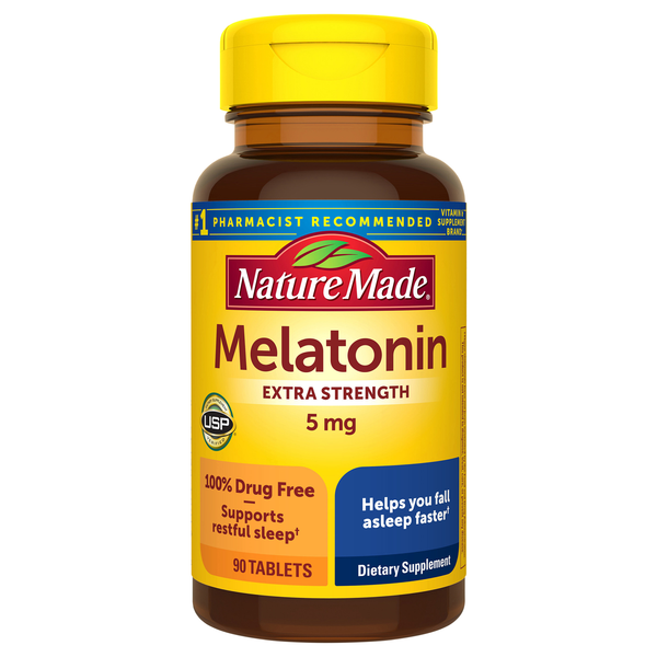 Nature Made Melatonin 5 mg Dietary Supplement Tablets