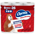 Charmin Ultra Strong Mega 2-Ply Toilet Paper Unscented - 9 ct