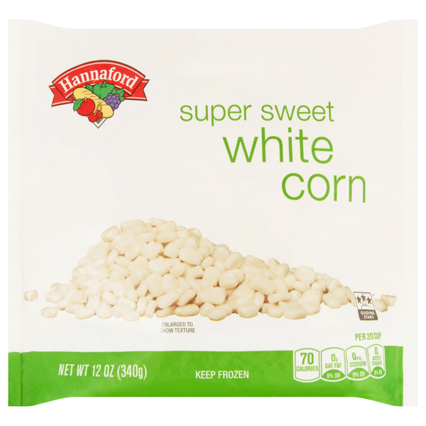 Hannaford Super Sweet White Corn Frozen